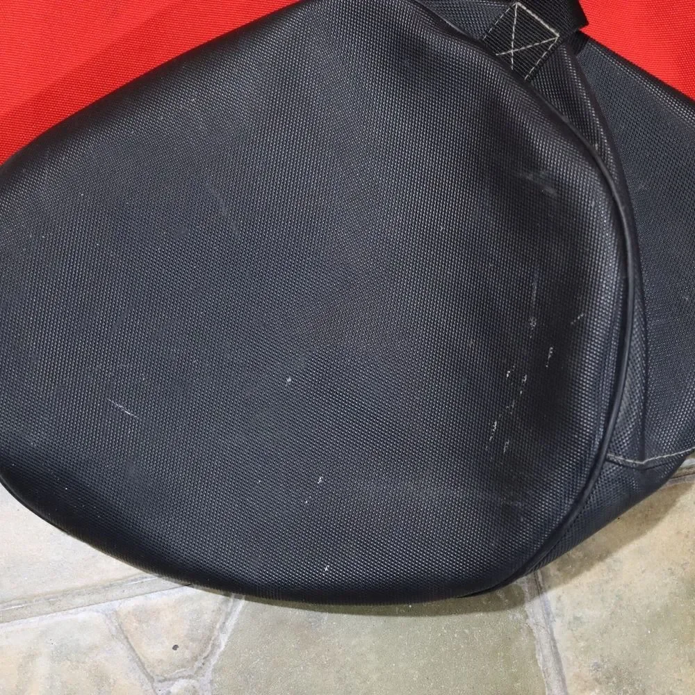 Marlboro Vintage Red Black Large Duffel Bag Drawstring Shoulder Strap Pocket